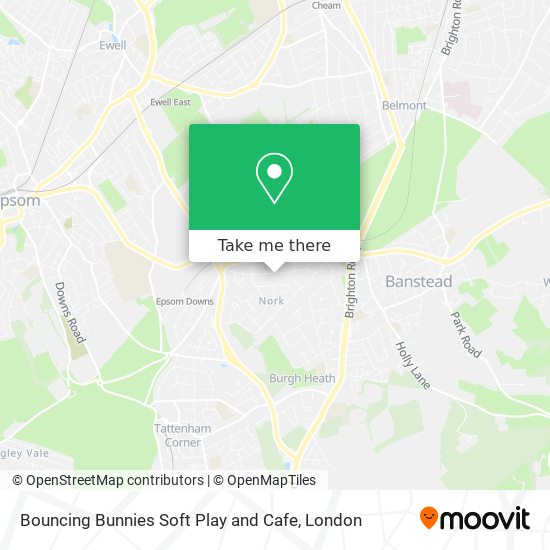 Bouncing Bunnies Soft Play and Cafe map