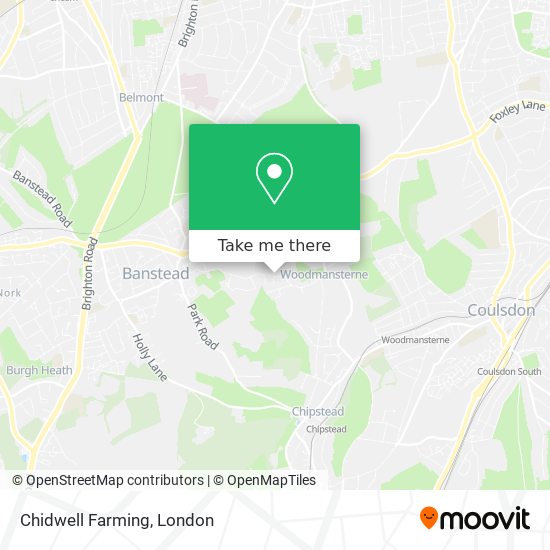 Chidwell Farming map