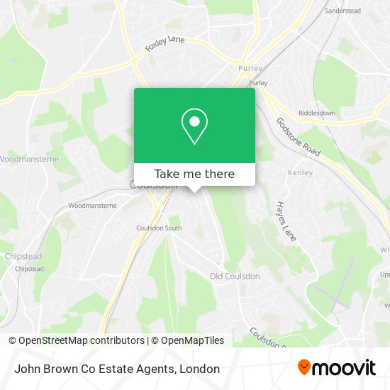 John Brown Co Estate Agents map