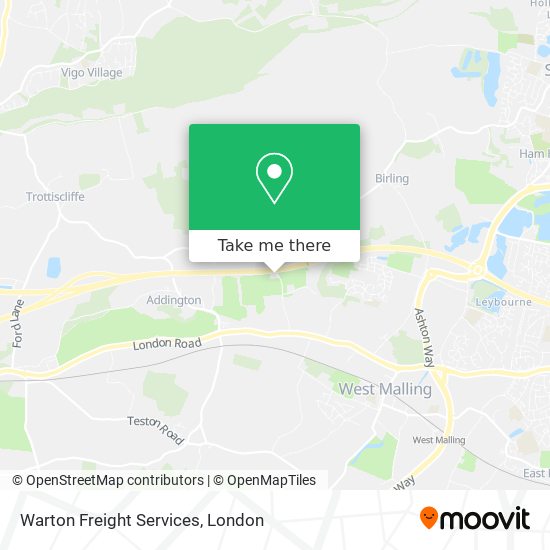 Warton Freight Services map