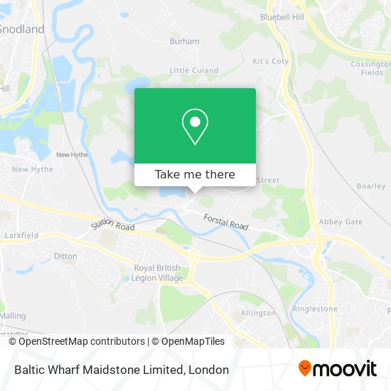 Baltic Wharf Maidstone Limited map