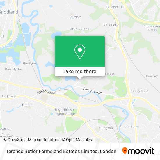 Terance Butler Farms and Estates Limited map