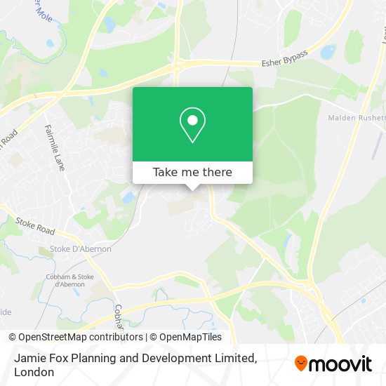 Jamie Fox Planning and Development Limited map
