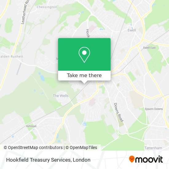 Hookfield Treasury Services map