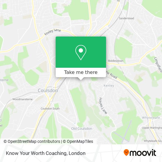 Know Your Worth Coaching map