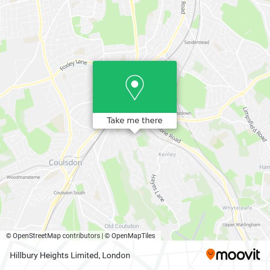 Hillbury Heights Limited map