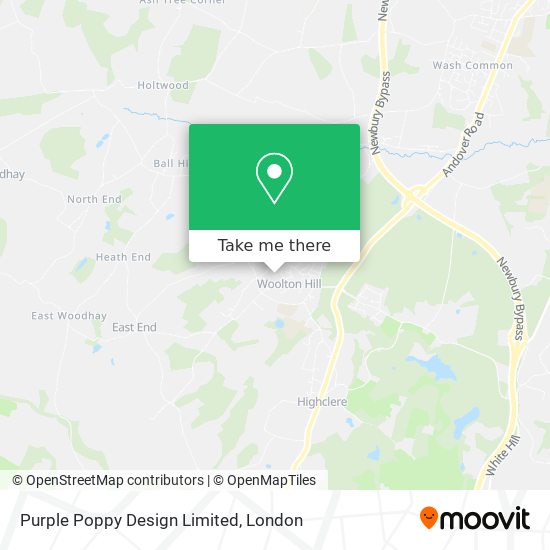Purple Poppy Design Limited map