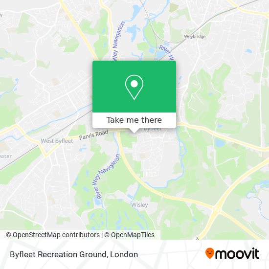 Byfleet Recreation Ground map