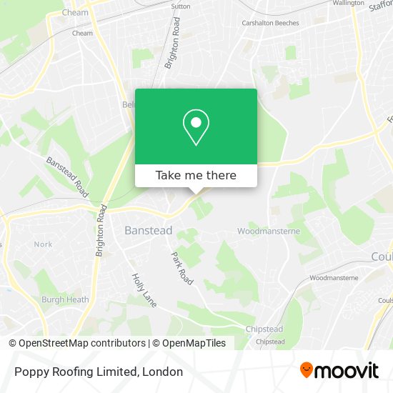 Poppy Roofing Limited map