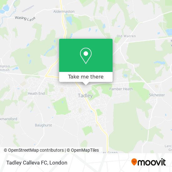 Tadley Calleva FC map