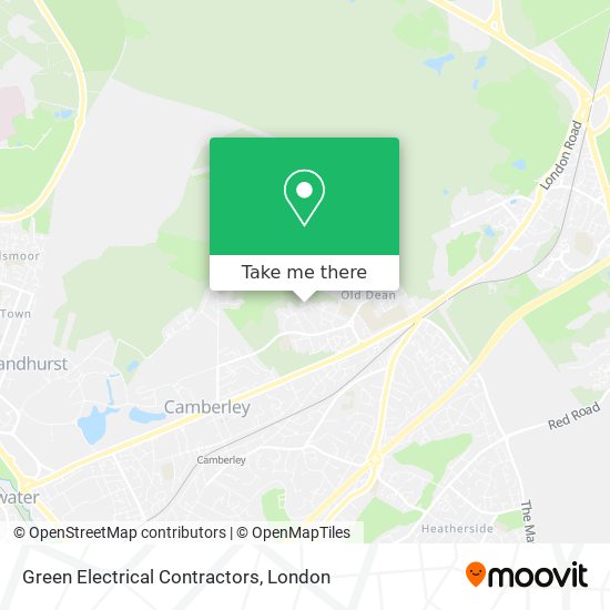 Green Electrical Contractors map