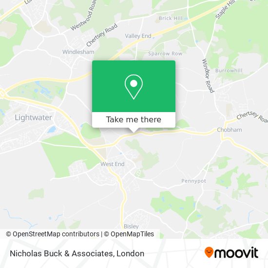 Nicholas Buck & Associates map