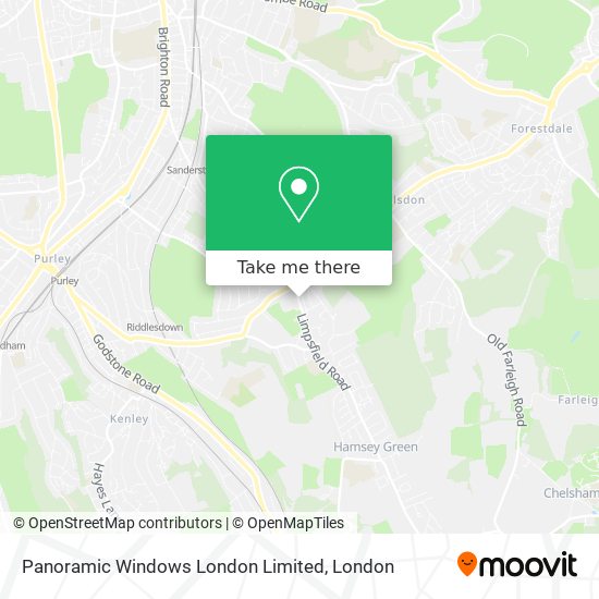 Panoramic Windows London Limited map
