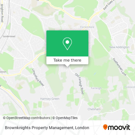 Brownknights Property Management map