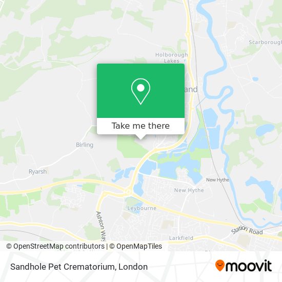 Sandhole Pet Crematorium map