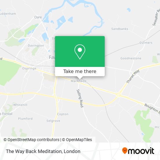 The Way Back Meditation map