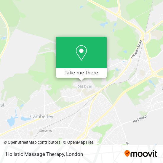 Holistic Massage Therapy map