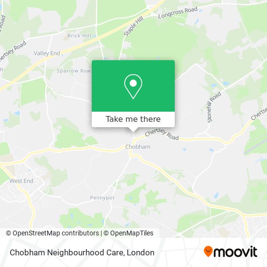 Chobham Neighbourhood Care map