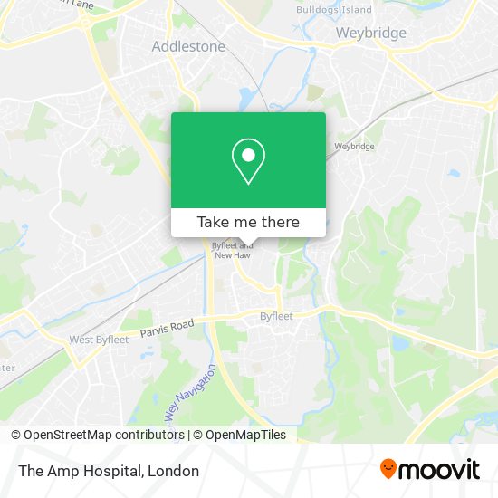 The Amp Hospital map