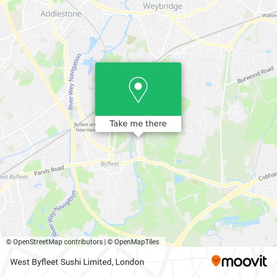 West Byfleet Sushi Limited map