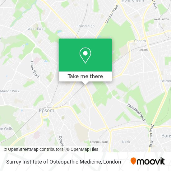 Surrey Institute of Osteopathic Medicine map