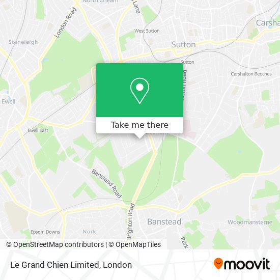 Le Grand Chien Limited map