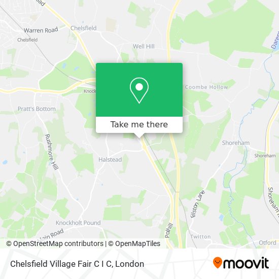 Chelsfield Village Fair C I C map