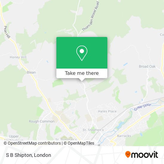 S B Shipton map
