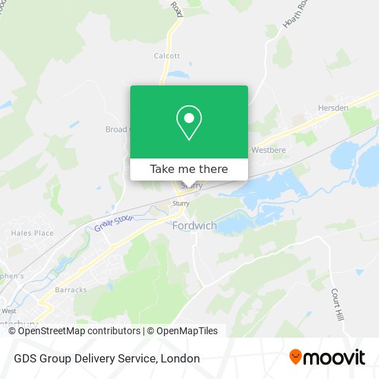 GDS Group Delivery Service map