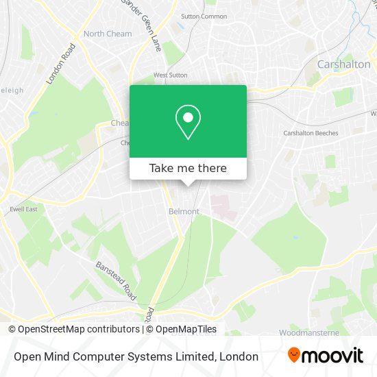 Open Mind Computer Systems Limited map