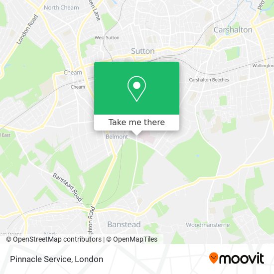 Pinnacle Service map