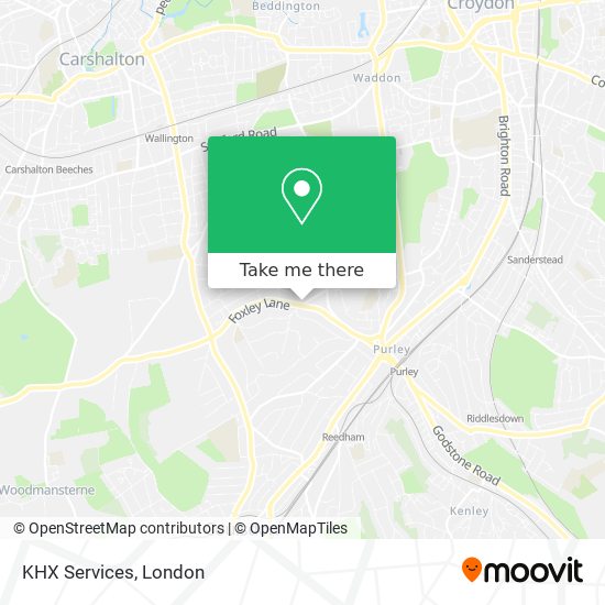 KHX Services map