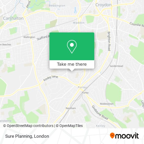 Sure Planning map