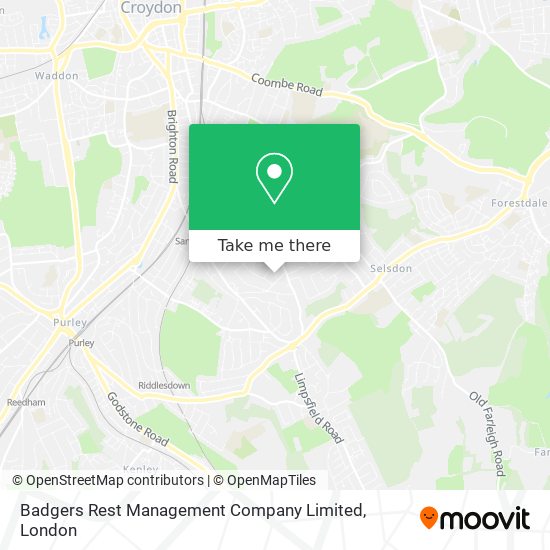 Badgers Rest Management Company Limited map