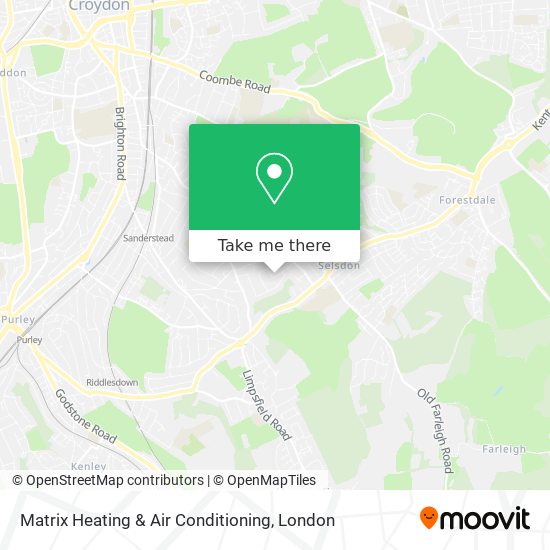 Matrix Heating & Air Conditioning map