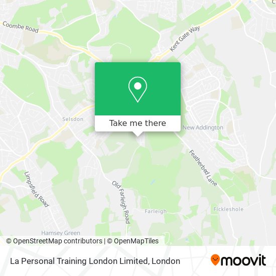 La Personal Training London Limited map