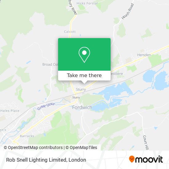 Rob Snell Lighting Limited map