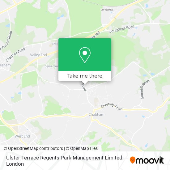 Ulster Terrace Regents Park Management Limited map
