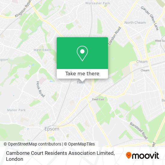 Camborne Court Residents Association Limited map