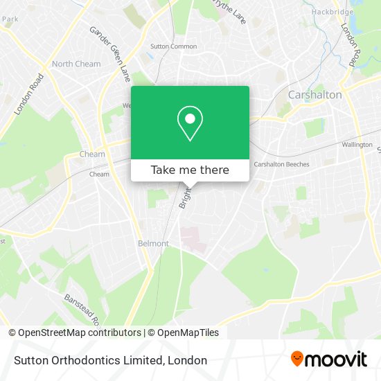 Sutton Orthodontics Limited map