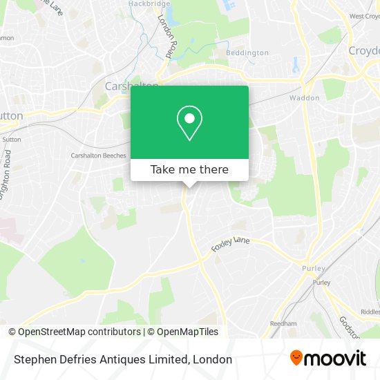 Stephen Defries Antiques Limited map