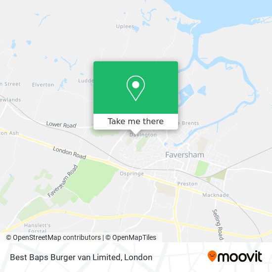 Best Baps Burger van Limited map