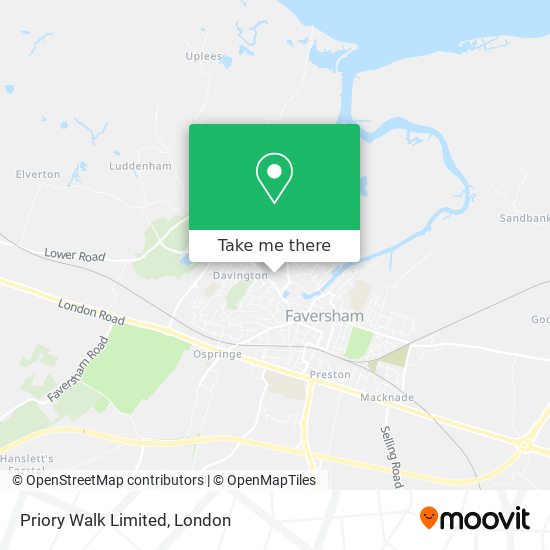 Priory Walk Limited map