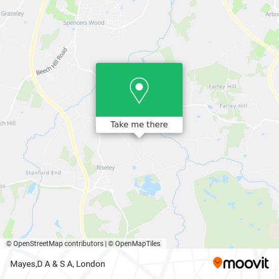 Mayes,D A & S A map