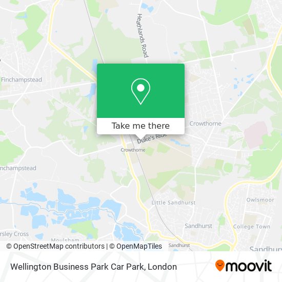 Wellington Business Park Car Park map