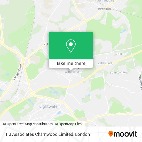 T J Associates Charnwood Limited map