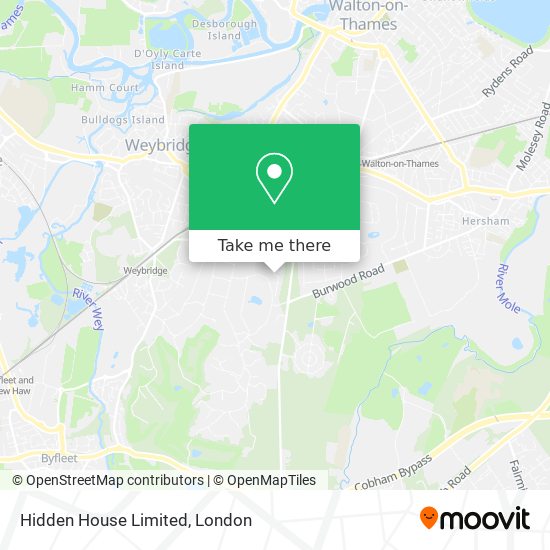 Hidden House Limited map