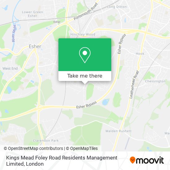 Kings Mead Foley Road Residents Management Limited map