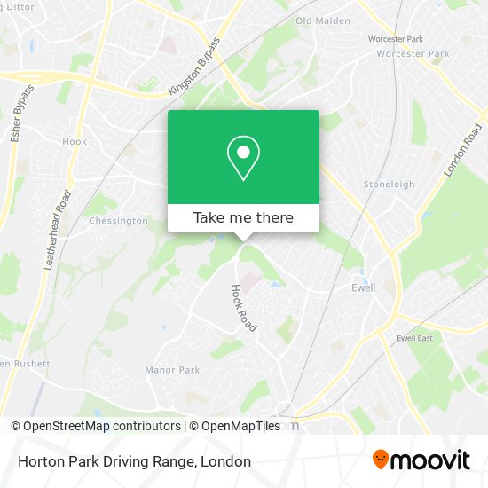 Horton Park Driving Range map