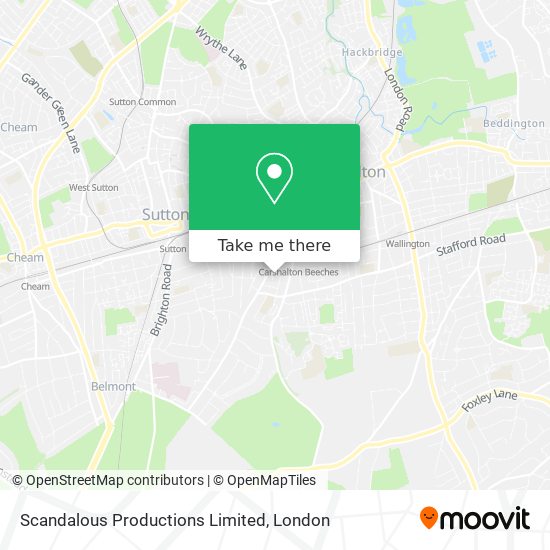 Scandalous Productions Limited map